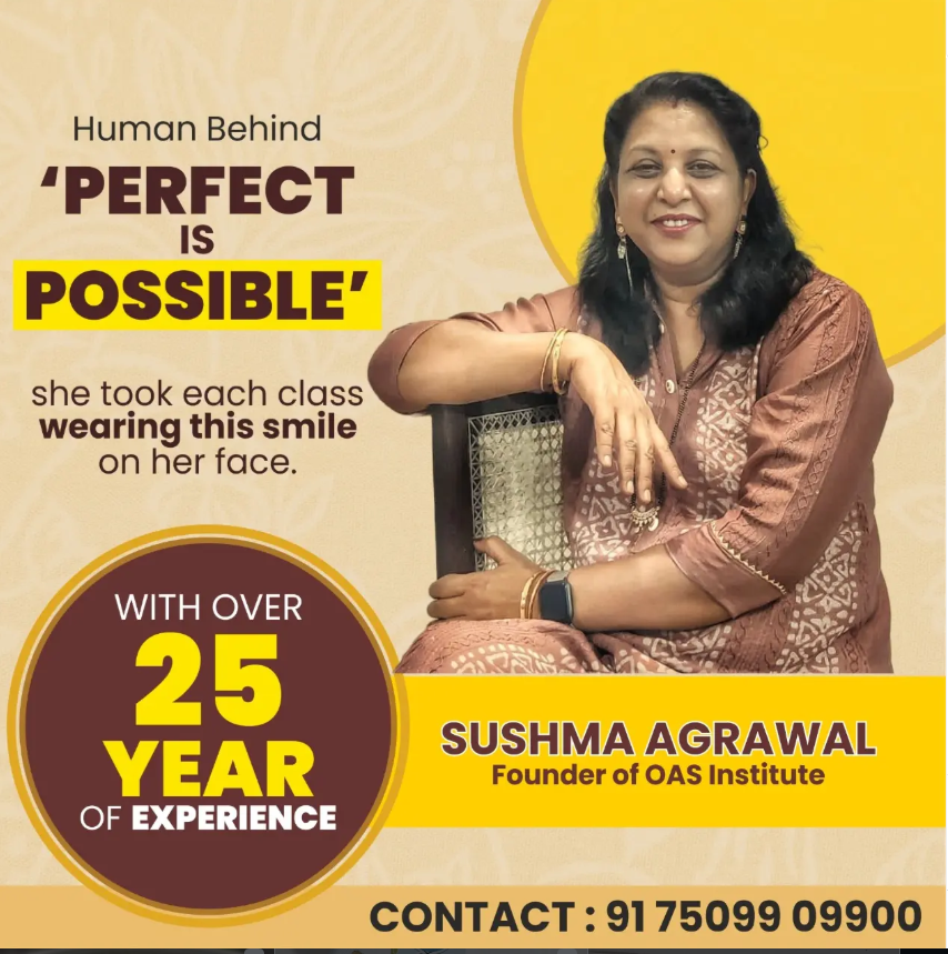 Sushma Agrawal, founder of Chocolate Bua and OAS Institute, Raipur — 25 years of experience